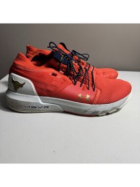 Under Armour Project Rock 2 ‘Blood Orange’ Men’s Size 13 Training Sneakers